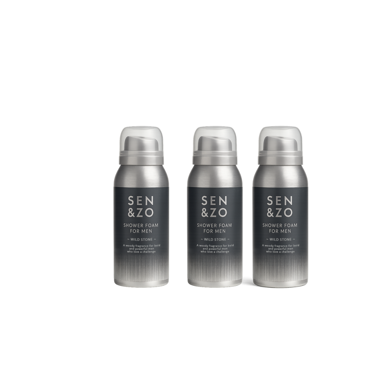 Showerfoam Men Wildstone (75ml) 3-pack