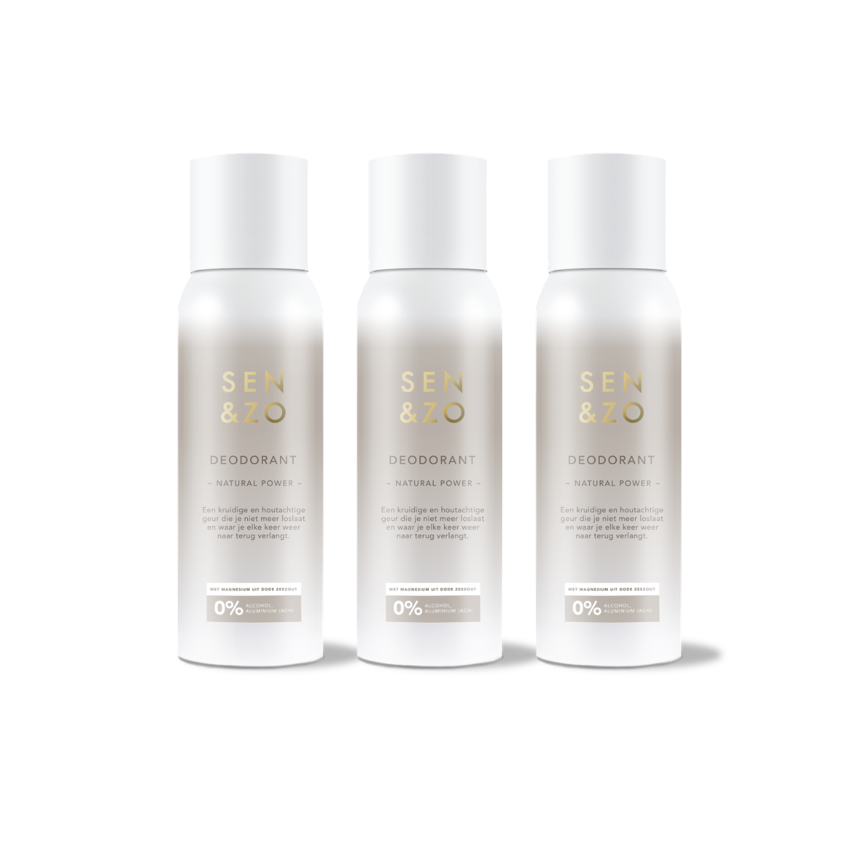 Sen & Zo Deodorant Natural Power 3-pack
