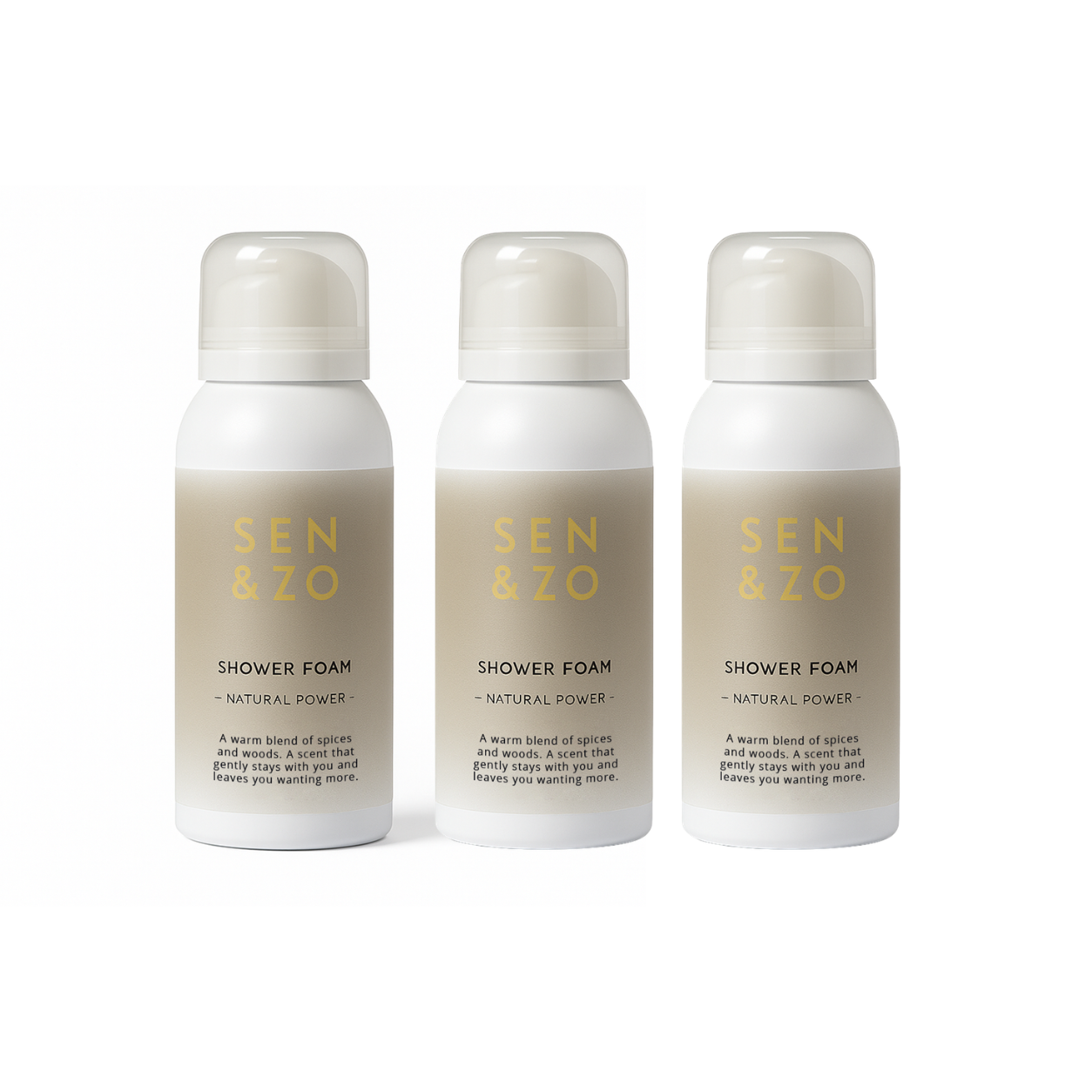 Showerfoam Naturel Power (75ml) 3-pack