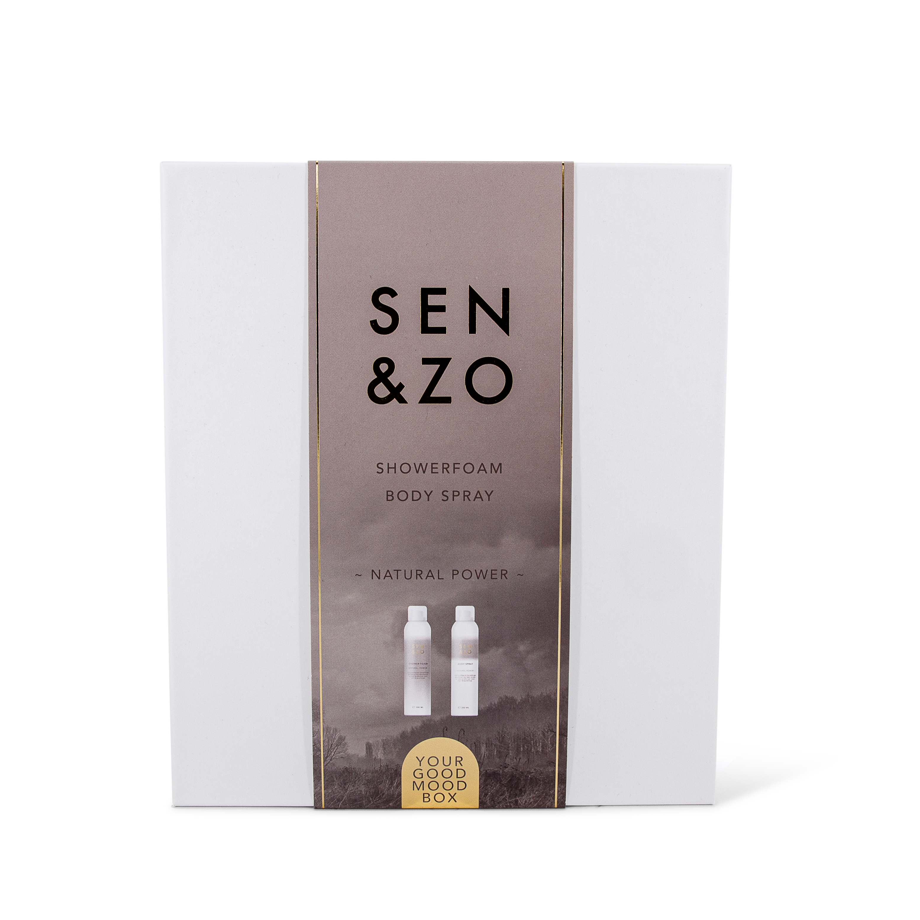 Cadeaubox Bodyspray & Showerfoam Natural Power