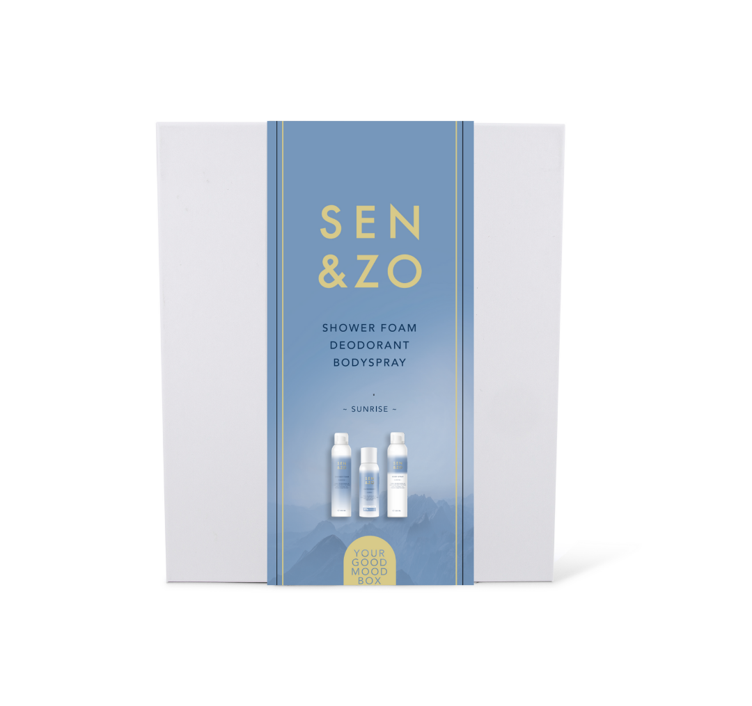 Cadeaubox Bodyspray, Showerfoam & Deodorant Sunrise