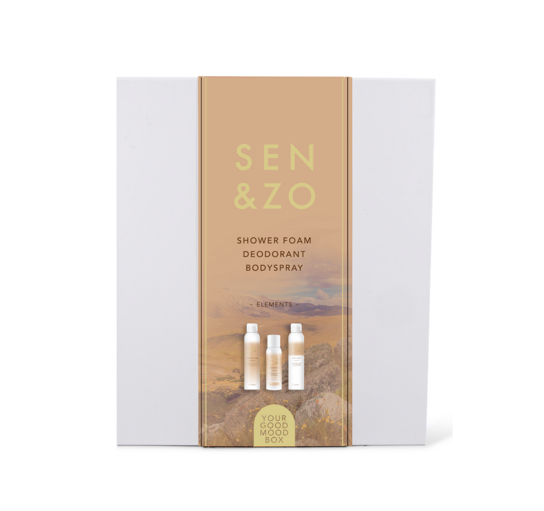 Cadeaubox Bodyspray, Showerfoam & Deodorant Elements