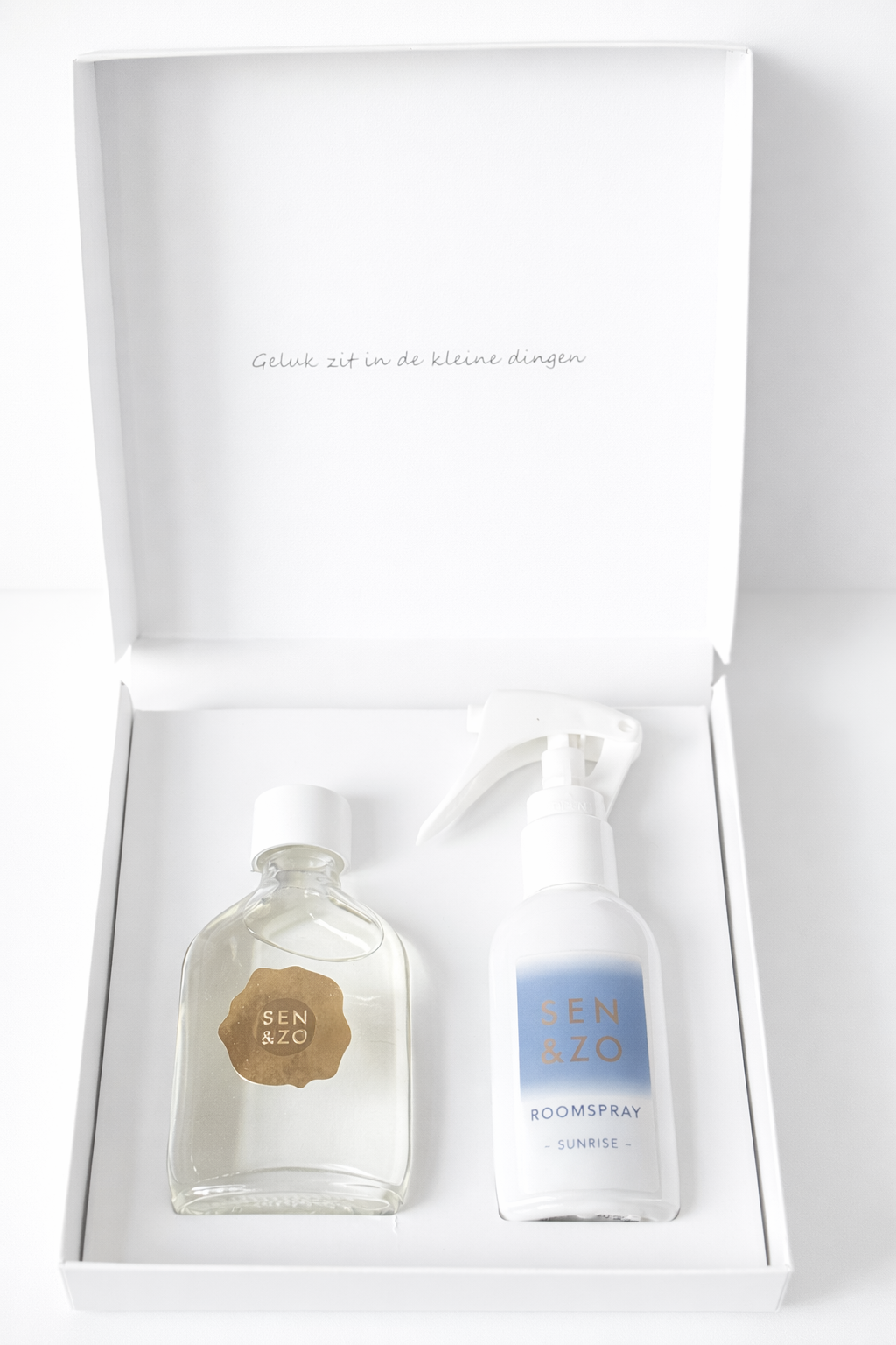 Cadeaubox homefragrance en interieurspray (50ml) Sunrise
